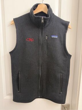 Patagonia Charcoal Gray Fleece Vest